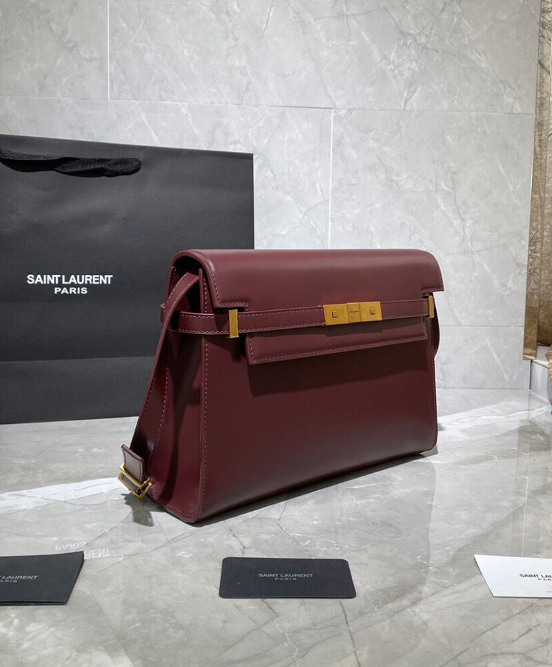 Saint Laurent Manhattan Shoulder Bag In Smooth Leather 579271
